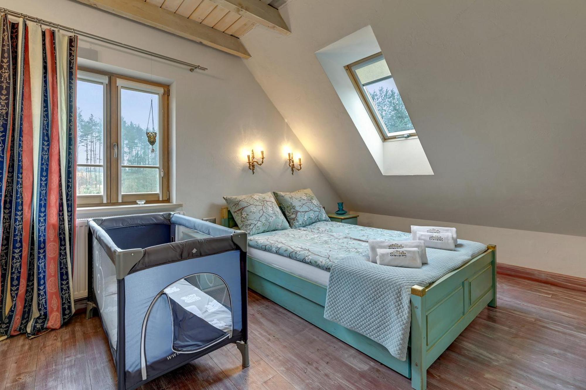 Lesny Dworek Sominy - Dom Z Sauna I Kominkiem Exterior foto